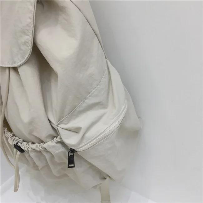 Introducing the New Simple Nylon Drawstring Backpack: a Spacious, Versatile Bag Perfect for Students, Leisure Trips, and Sports Activities.