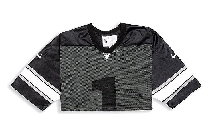 

Nike Crop Tops Women s V Neck Moderate AR5967-010 L