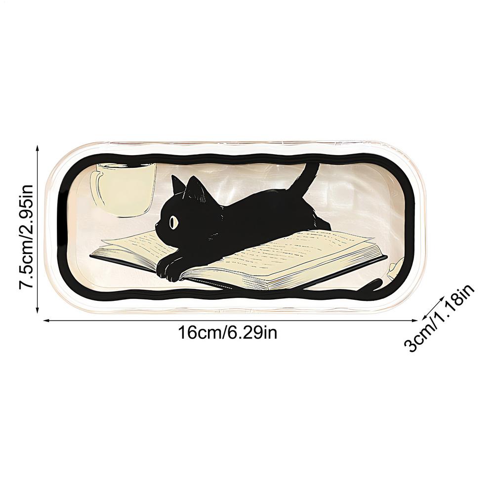 

Eye Glass Cases Womens Hard Shell Cat Cute Transparent Portable Protective Box Eye Glass Cases Womens Hard Shell For Key Cards