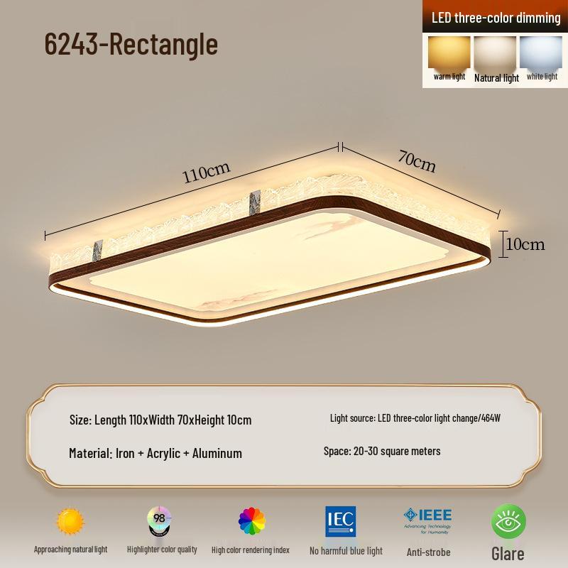 Luxury Modern Chinese Ceiling Light - Mid-Century Style, High-End Atmospheric Lighting 2025