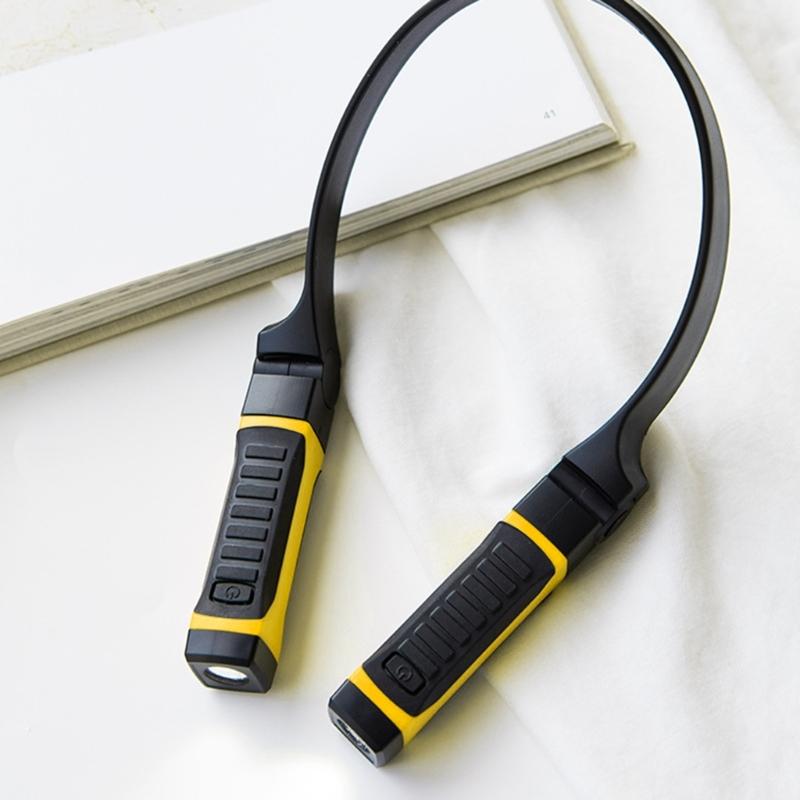 Upgrades LED Neck Light Eye Safe Designs Comfortable Lamp 65 Light Output Automotive Repair Work Light for Night Reading