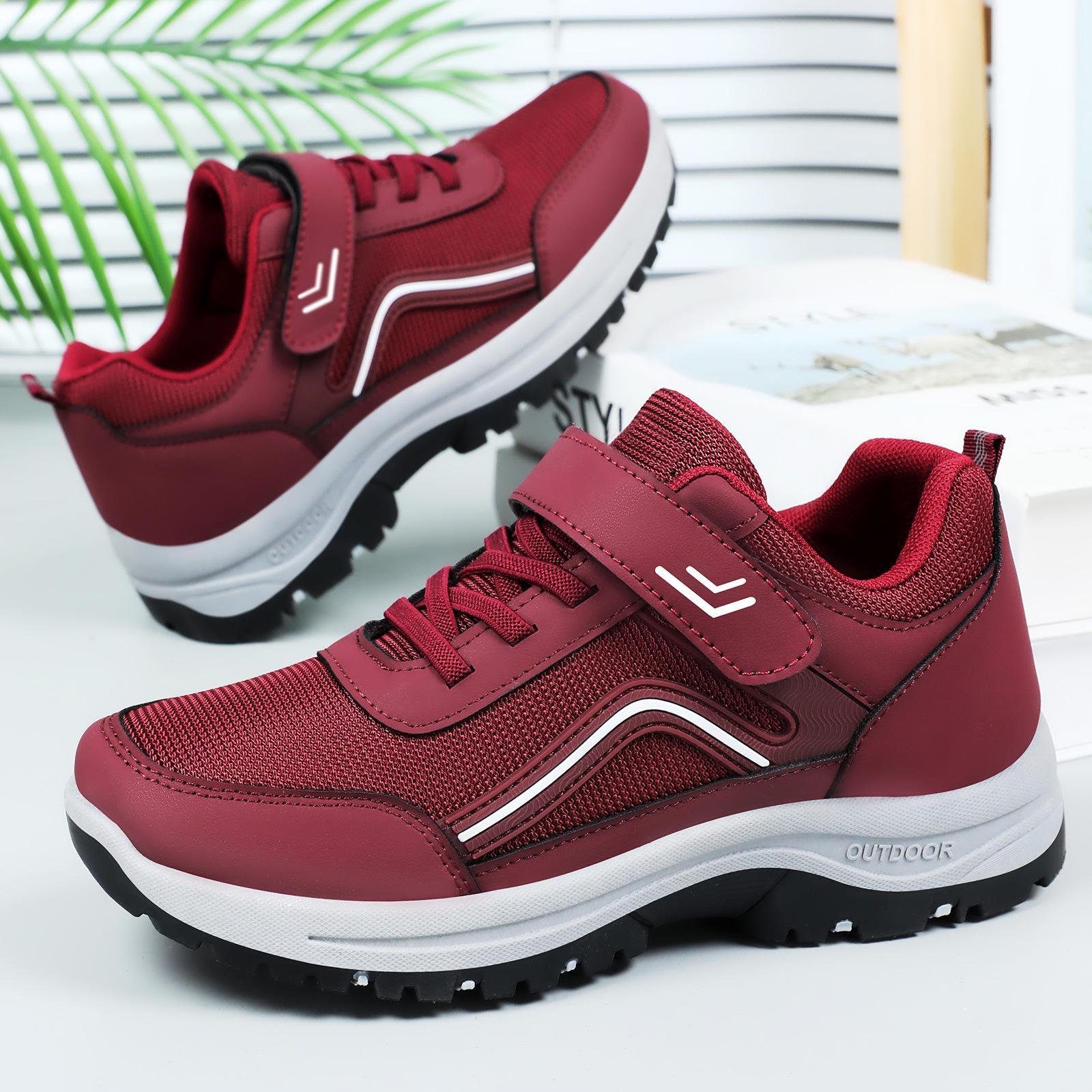 

Чоловіче зручне взуття для ходьби - Універсальне, м яка підошва, застібка на липучці для середнього та похилого віку Size 36