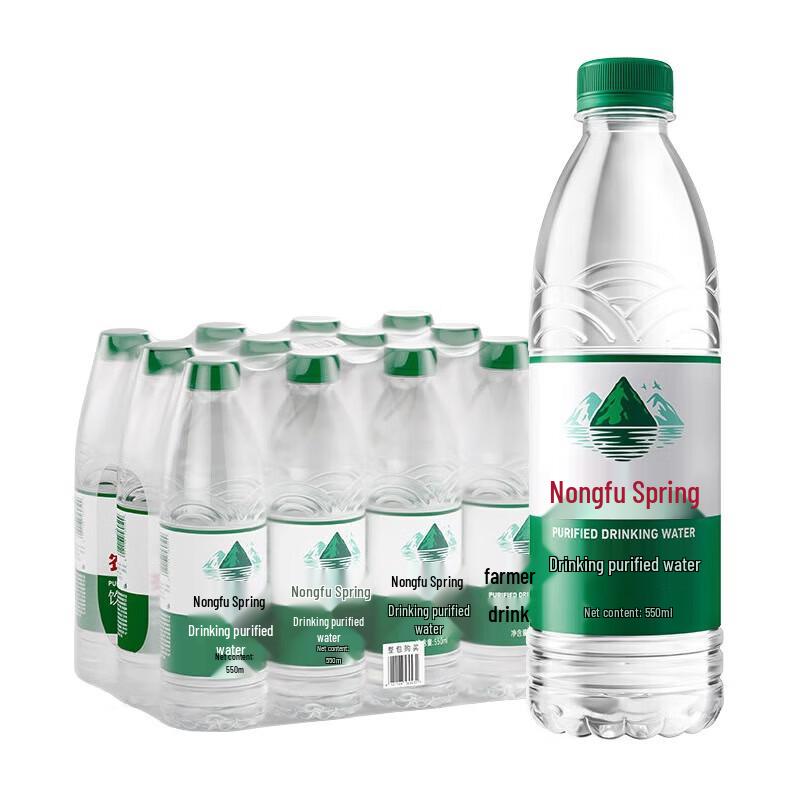 Nongfu Spring Purified Water (24 x 550ml) зеленый