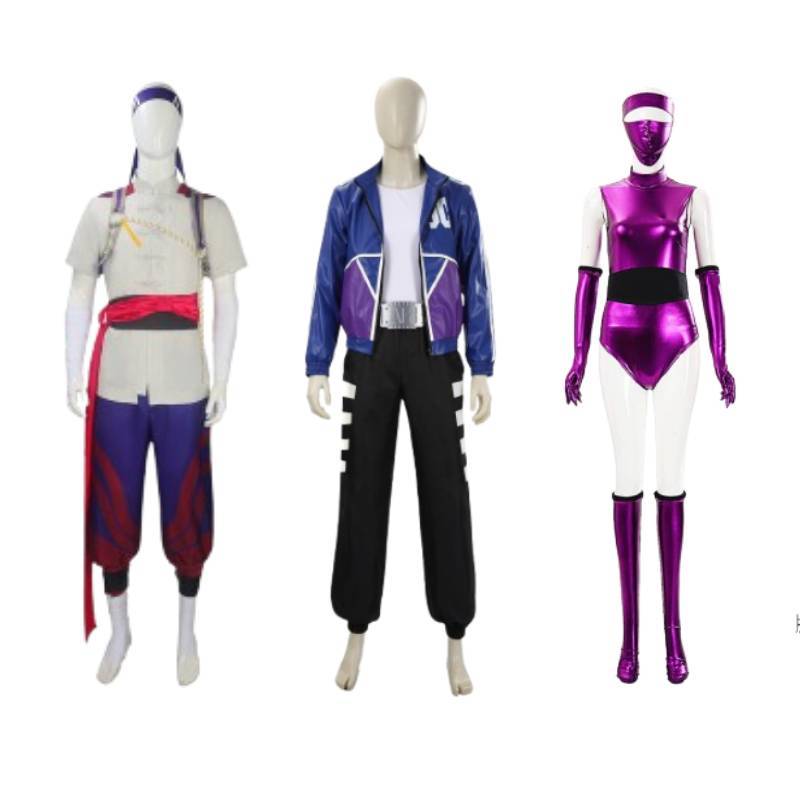 Mortal Kombat Jc Costume Cosplay Suit With Polyester Material For Anime Role Play