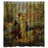 Beauty Amphitrite Religious Mythology Classical Style Painting Of Venus And Cupid Christmas Shower Curtains By Ho Me Lili