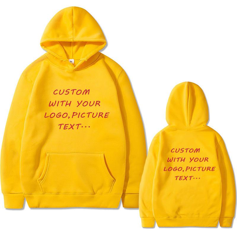 Custom Wtih Your Own Logo 06 Hoodie Men Women DIY  Casual Fleece Cotton Sweatshirt Kinds of Colors Oversized Hoody