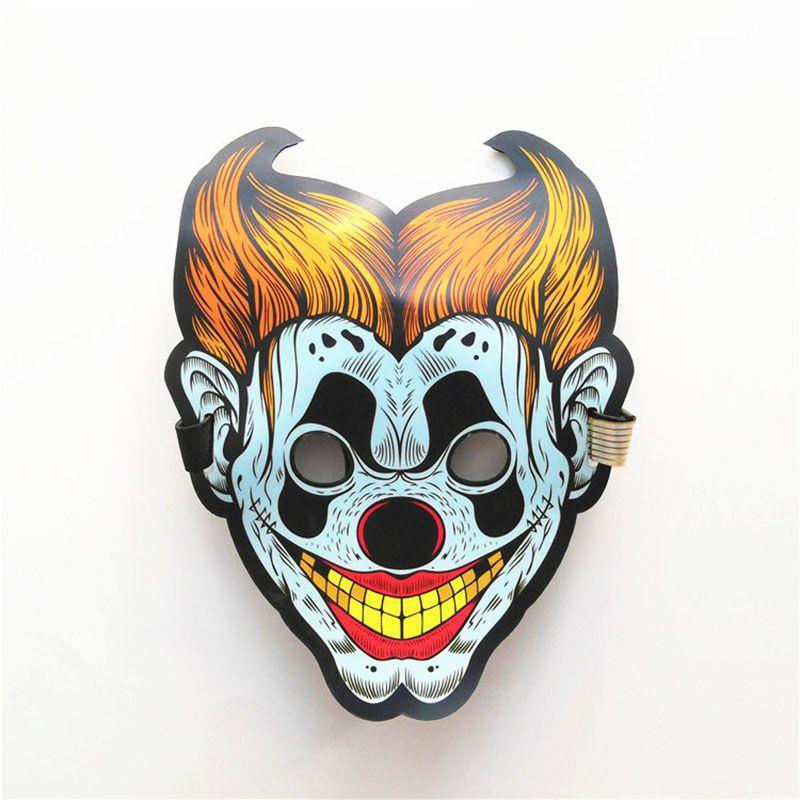 Premium Quality Sound Activated Led Mask For Halloween Dance Rave Edm Events