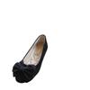 candy color women moccasin cute bowknot suede leather ballet flats female round toe soft bottom slip on loafers plus size 43