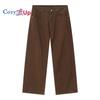 Cozy Up pánské široké džíny rovné nohavice Carpenter džínové kalhoty volného střihu