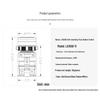 LA155B-11 Waterproof Aluminum Flat Head Switch with Reset Button, IP65 Rated