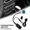 Biurlink Car Bluetooth Module AUX Adapter MIC Handsfree MINI ISO 6Pin AUX Cable for Renault Updatelist Radio