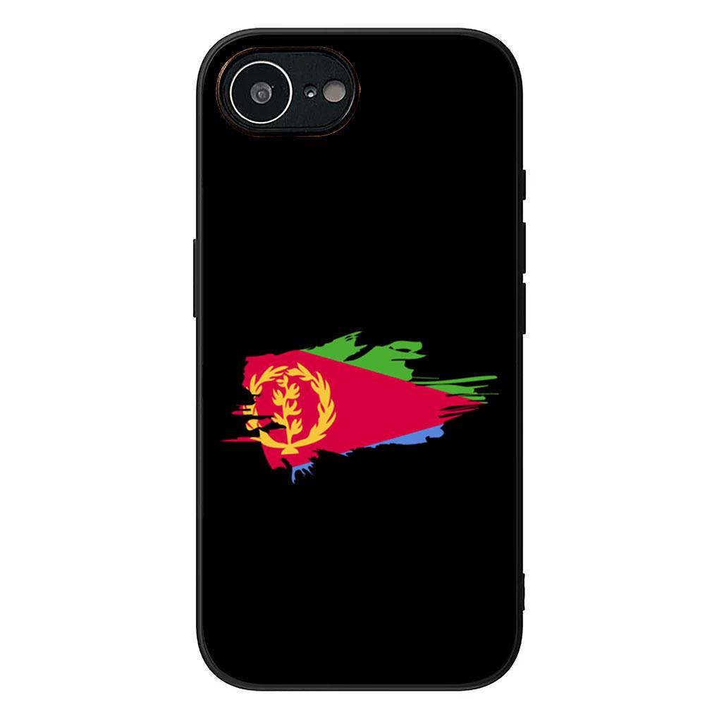 

Soft Cover for Apple iPhone 17 16 14 15 Pro Max Plus 15+ 16E XR ProMax Air 16+ Coque Phone Case Red Eritrean Eritrea Flag iPhone 16