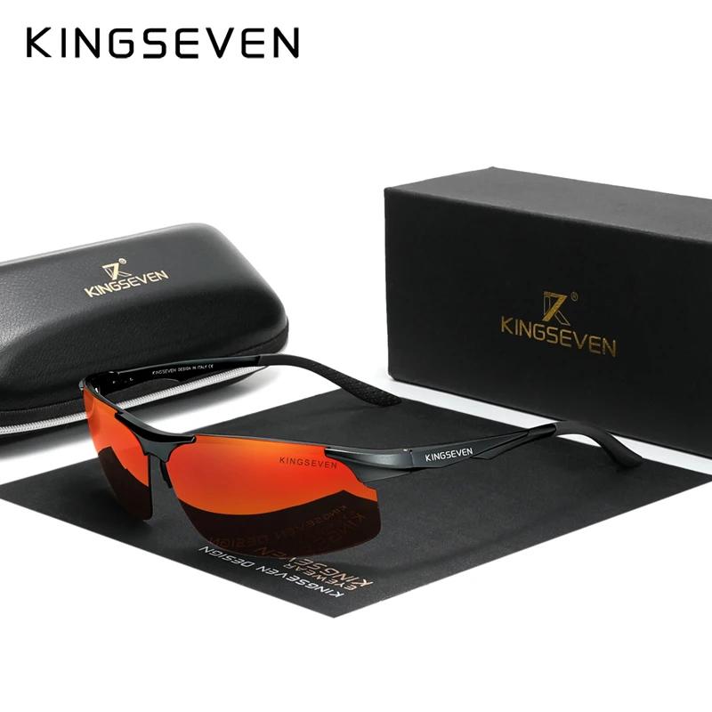 

KINGSEVEN бренд фотохромные алюминиевые солнцезащитные очки для мужчин поляризованные дневные ночные очки для вождения высокого качества с антибликовым покрытием