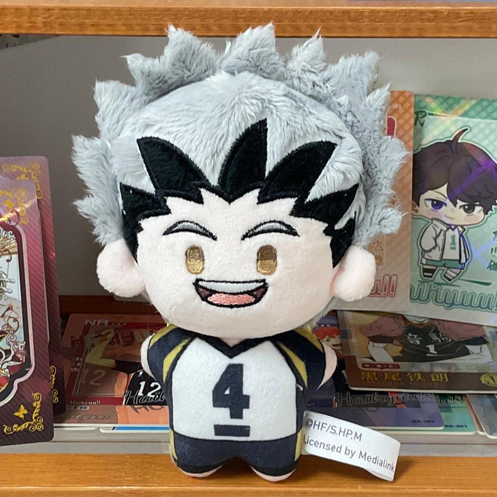 10CM Haikyuu Plush Pendant Toy Hinata Shoyo Tobio Kageyama Tadashi Yamaguchi Dolls Coin Purse Blue Prison Keychain Pendant Gift