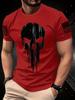 Marvel Punisher Men's Digital Print T-Shirt, Superhero Anime T-Shirt, Skull T-Shirt