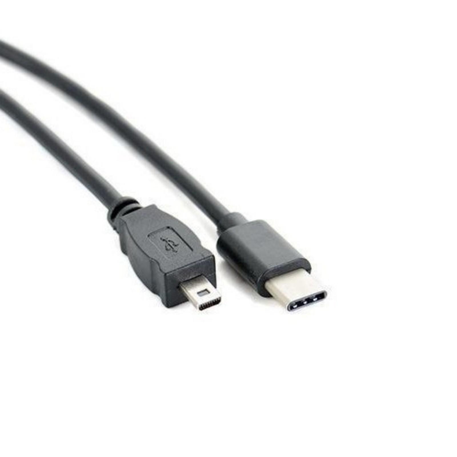 OTG-адаптер-кабель Type C на Mini USB 8Pin для просмотра фото и видео на телефонах с Type C 1