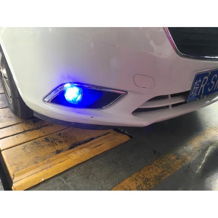1 Pair Car Front Fog Lamp Light Molding Rings Trim Cover Car Accessories For Chevrolet Sail 3 LOVA RV Fog Lamp Frame Protection