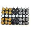 80 PZ(per 20 auto) Ruote in Lega per Auto 1/64 con Pneumatici per Hot Wheel/Matchbox/Domeka 1:Modellino Auto in Lega 64