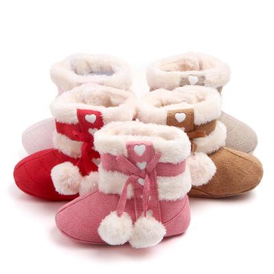 Winter Schnee Stiefel Schuhe Für Baby Faux Schöne Booties Warme Anti-slip Baby, Kleinkind Kleinkind Nette Schuhe