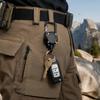 Steel Cable Retractable Keychain Aluminum Zinc Zinc Alloy Retractable Key Holder  Camping