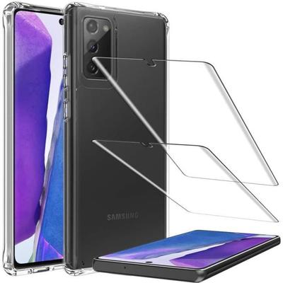 Case Cover for Samsung Galaxy Note 20 With Tempered Glass Screen Protector (X2]