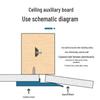 Ceiling Drywall Support Tool for Labor-Saving Installation