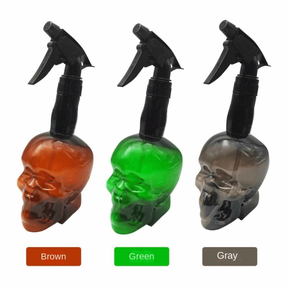 Large Capacity Hairdressing Spray Bottle Skull Head Design Refillable Bottles  Barber