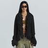 Knitted Tassel Jacket Female Fall and Winter New Arrival Knitting Tassels Loose-Fitting Fashion Trendy Long Sleeve Jacket