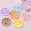 Cartoon Flower Round Plate Handmade Resin Accessories for DIY Crafts and Jewelry