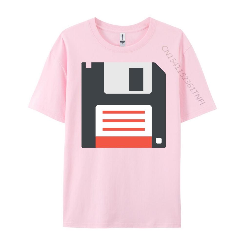 Floppy Computer Disk Herrenkleidung Luxus T-Shirt Street Schwarzes T-Shirt Herren T-Shirts Übergroß Buchstabe