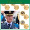 Commemorative Coin Set Of British King Charles In Metal Craft Gift Box