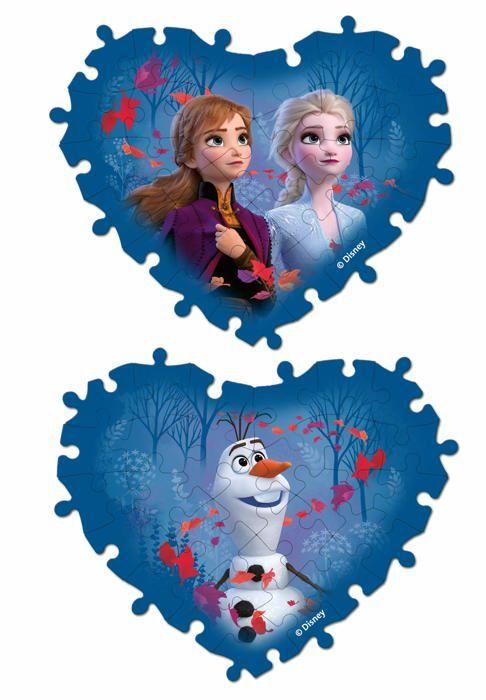 Puzzle Ravensburger - 11236 - Herzschatulle - Frozen 2. 3D Puzzle 54 Teile