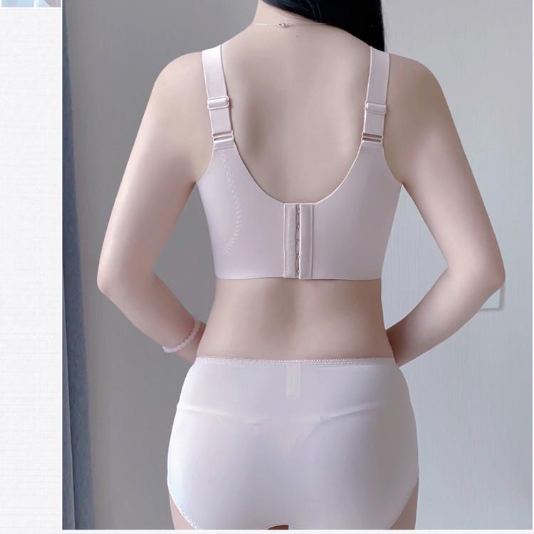 "New Style Red Underwear: Wireless Bra with Side Support and Medium Thick Cups"