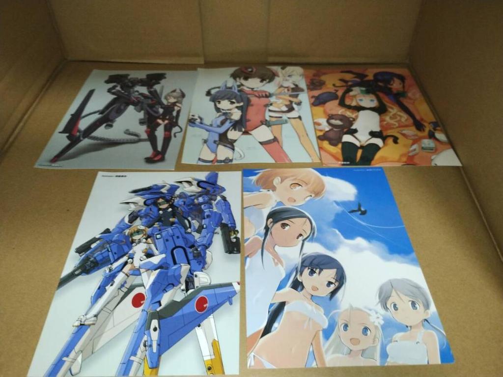[USED] Sky Girls DVD First Edition Bonus Illustration Card Complete
