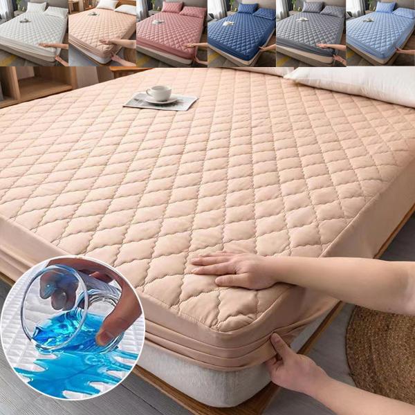 Full/King Size Waterproof Mattress Protector - Noiseless Quilted Cover, Deep Pocket (Up To 11''), Breathable & Durable