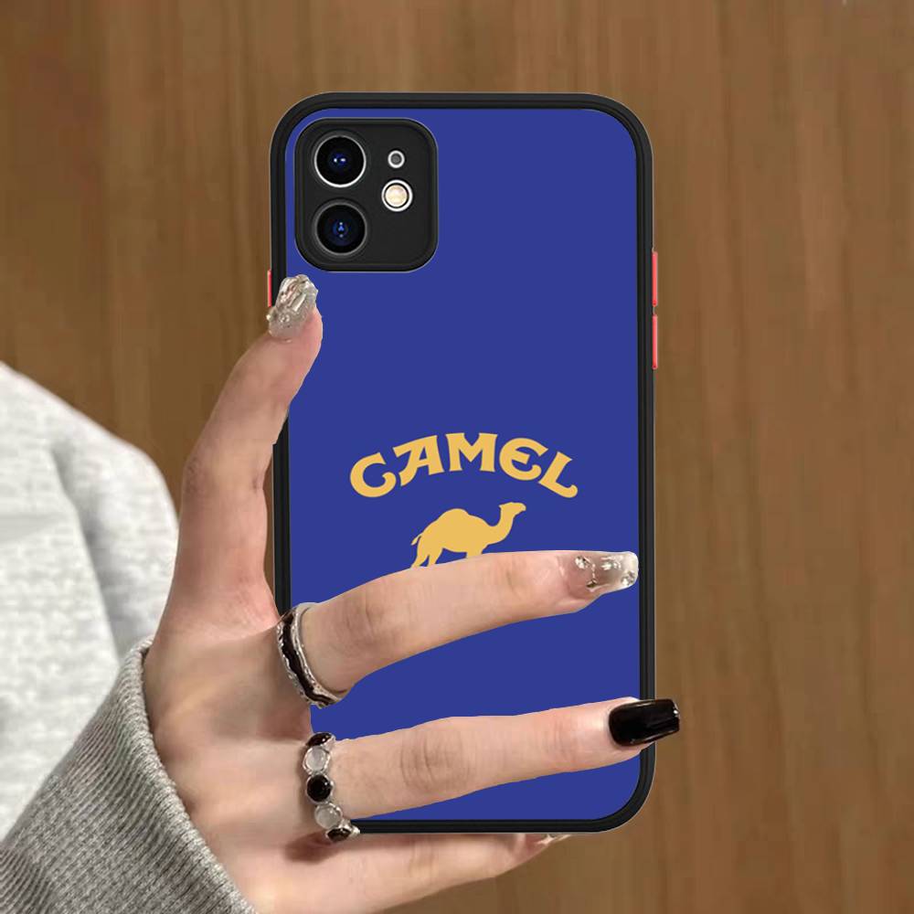 Vintage Camel Cigarettes Phone Case For IPhone 16e 16 15 14 13 12 11 Pro Max X XS MAX Plus Spuerstar Matte Cover