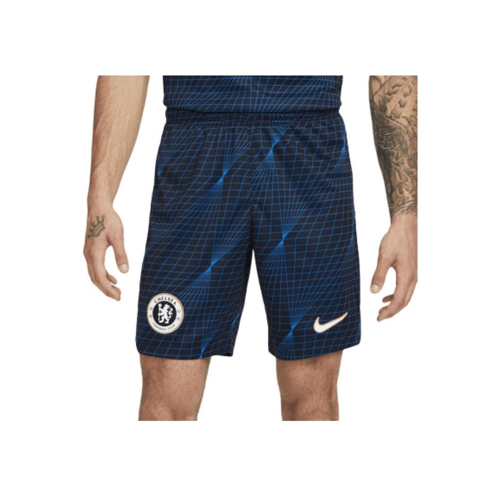 New Nike Chelsea FC 2023/24 Stadium Away Soccer Bottoms Men's Soaring/White DX2705-427