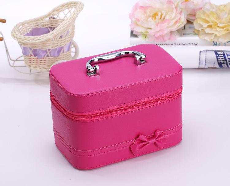 Large Capacity 2024 Summer Women's Cute Korean Makeup Bag - Multifunctional Storage Case