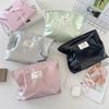 Shiny Makeup Case Glossy Toiletry Bag Fashion Cosmetic Bag  Outdoor