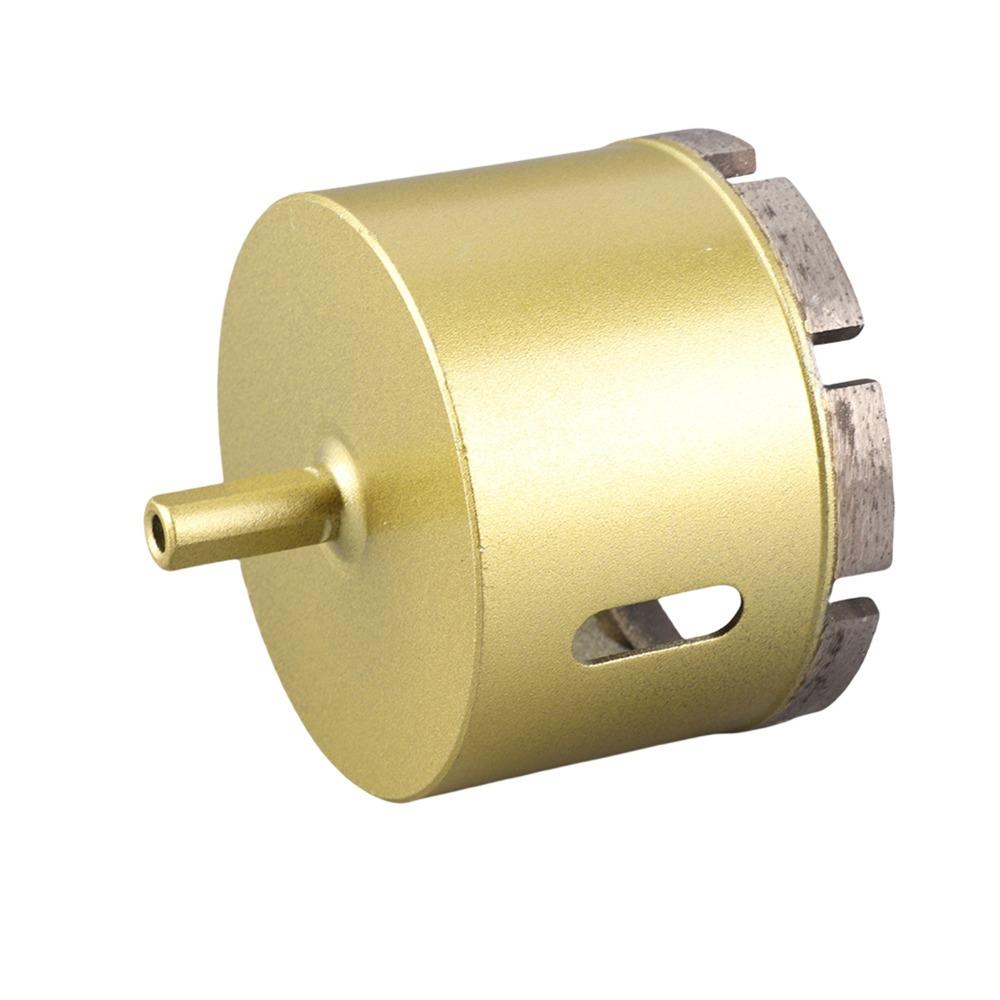 Round Shank Diamond Hole Saw Gold Coated Tile Drill Bit New Sintered Diamond Tile Installation