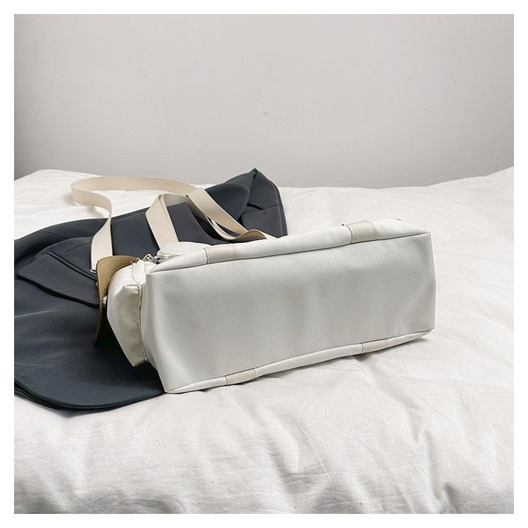 Reisetaschen-Set, leicht, große Kapazität, mit Mini-Geldbörse, wasserdichte Tragetasche für Damen, adrette Studententasche, Nylontasche