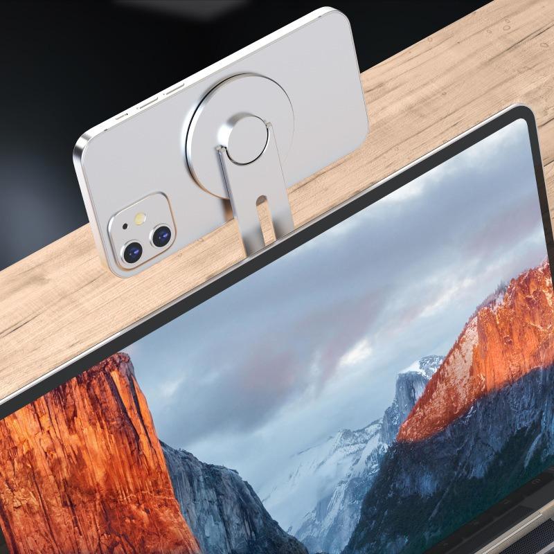 Magnetic Phone Holder For Laptop Phone Holder Magsafe Laptop Phone Side Cell Phone Stand Mount