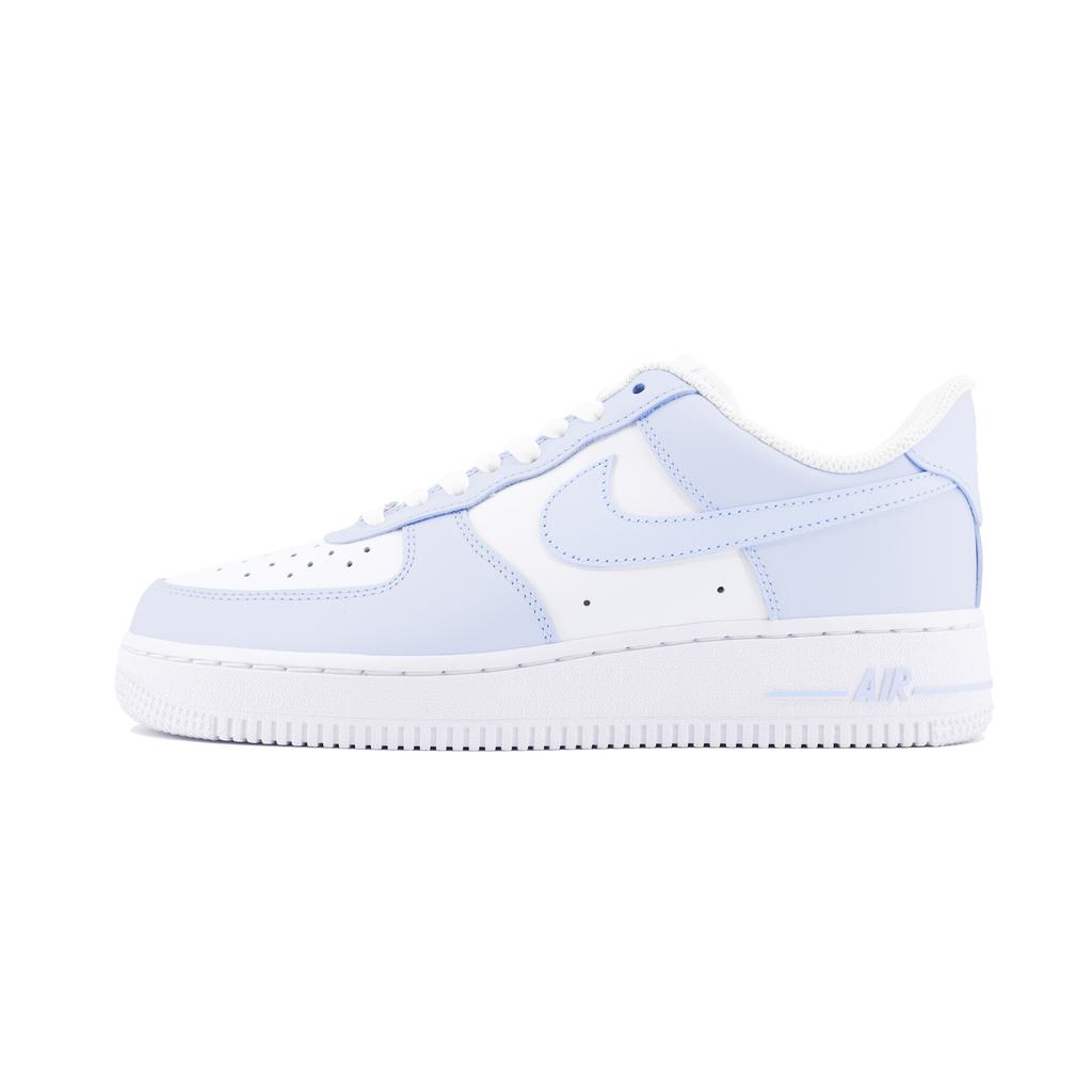 Nike Air Force 1 Slip Resistant Abrasion Resistant Low top Skateboard Shoes Unisex White Blue DD8959-100(Team1253-air)