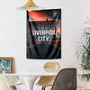 Liverpool Football Club Wall Decor Tapestry Art For Pet Memorial Birthdaywedding Party Backdrop Family Gift
