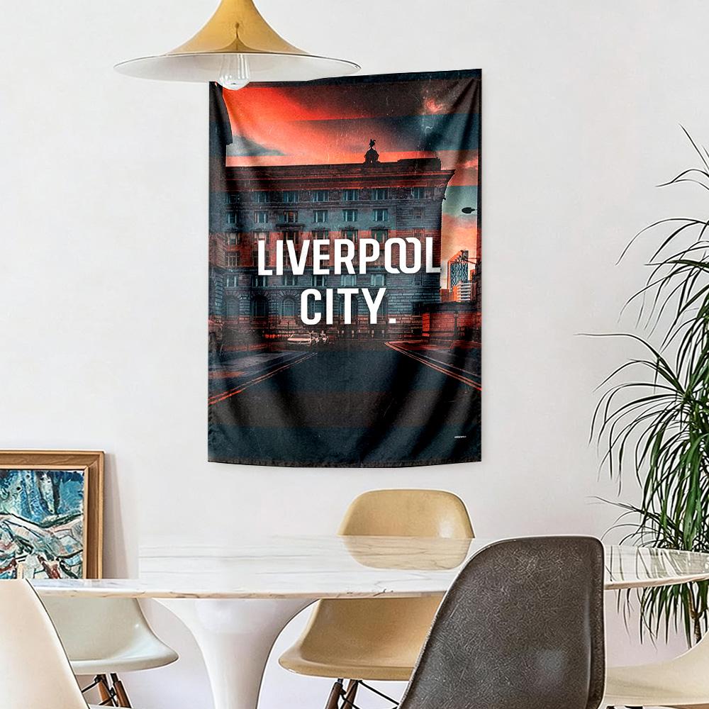 Liverpool Football Club Wall Decor Tapestry Art For Pet Memorial Birthdaywedding Party Backdrop Family Gift