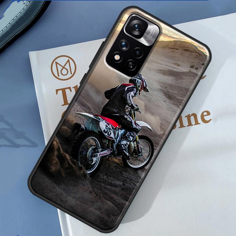 Moto Cross Motorcycle Sports Case For Xiaomi Redmi 13C 10C 12C 14C Redmi Note 14 13 Pro 12 11 9 10 9S 10S 11S 12S Cover