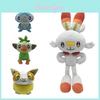 Set di peluche Pokémon Spada e Scudo Coniglio Fiammeggiante Lucertola Piagnucolosa e Scimmia Batti-Batti Peluche Cartoni Animati