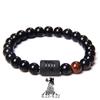 Pulsera de Ojo de Tigre y Piedra Pintada de las Doce Constelaciones