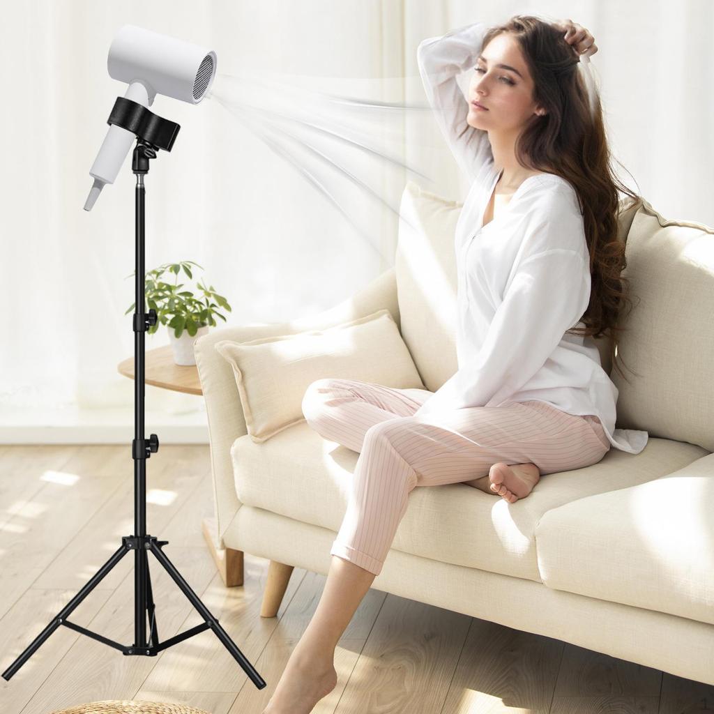 Hunde-Föhnhalter Trocknen Haare Bodenständer Badezimmer Haushalt Fauler Halter Bodenstehend