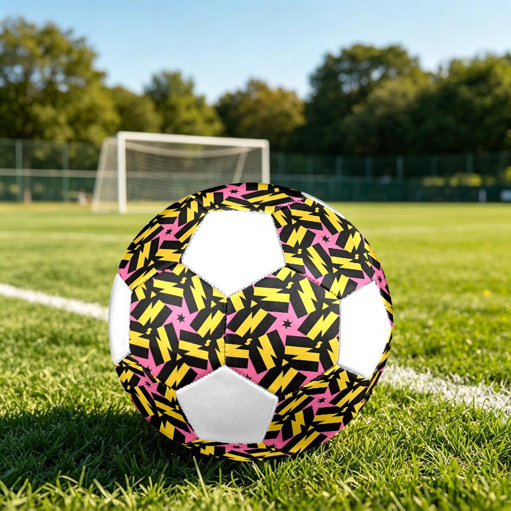 1pc Energy Burst Lightweight PVC Training Soccer Ball, Size 5, Suitable for Indoor and Outdoor TrainingGift Y60333
